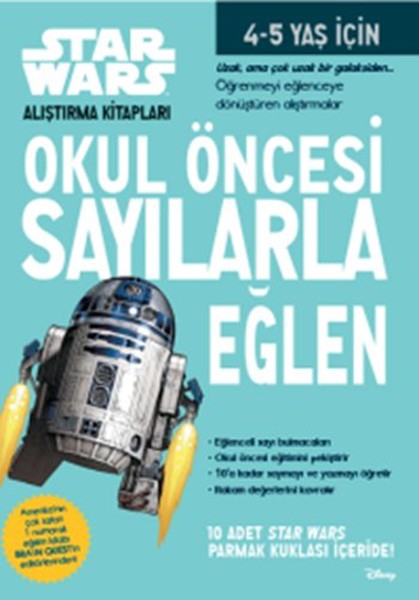 Starwars Alıştırma Kitapları  Okul Öncesi Sayılarla Eğlen