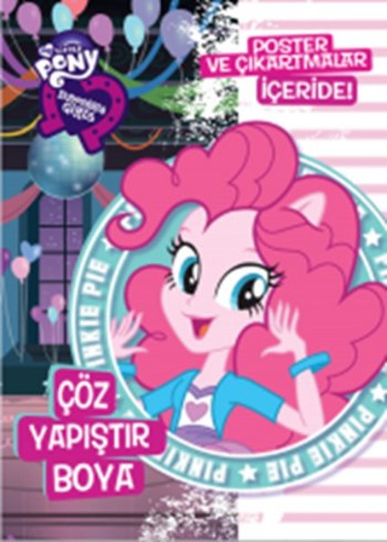 My Little Pony EQ Girls Çöz Yapıştır Boya  3