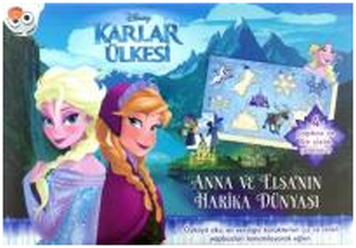 Disney Karlar Ülkesi Anna ve Elsanın Harika Dünyası Yapboz Kitabı