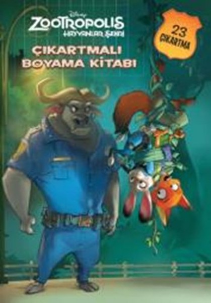 Disney Zootropolis Hayvanlar Çıkartmalı Boyama Kitabı