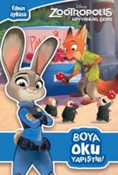 Disney Zootropolis Hayvanlar Şehri Boya Oku Yapıştır