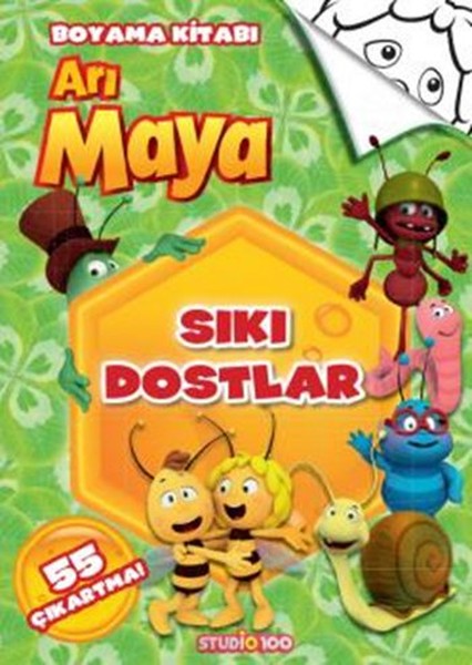 Arı Maya  Sıkı Dostlar Boyama Kitabı