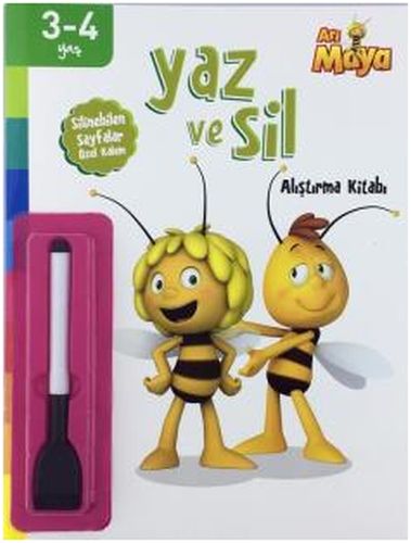 Arı Maya Yaz ve Sil Alıştırma Kitabı