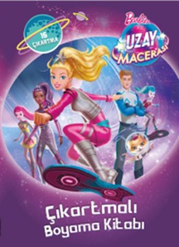 Barbie Uzay Macerası Çıkartmalı Boyama