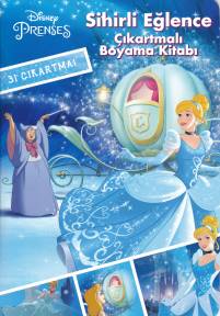 Disney Prenses  Çıkartmalı Boyama Kitabı  Sihirli Eğlence