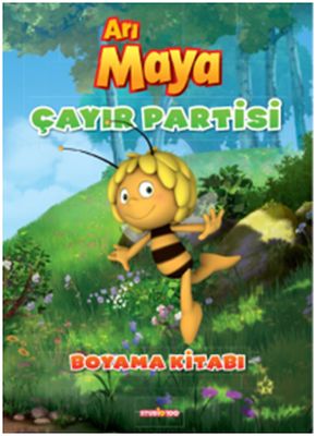 Arı Maya Çayır Partisi Boyama Kitabı