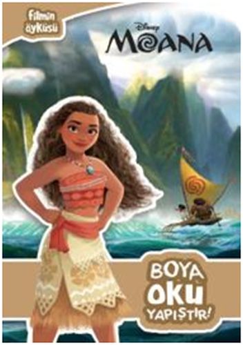 Disney Moana  Boya Oku Yapıştır