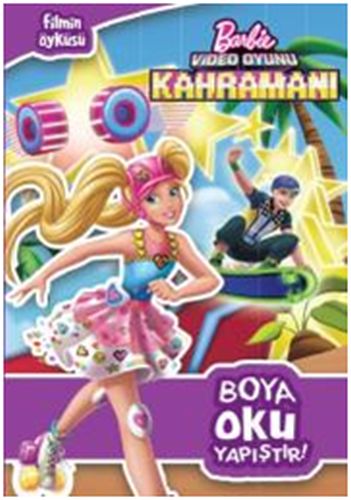 Barbie Video Oyunu Kahramanı Boya Oku Yapıştır