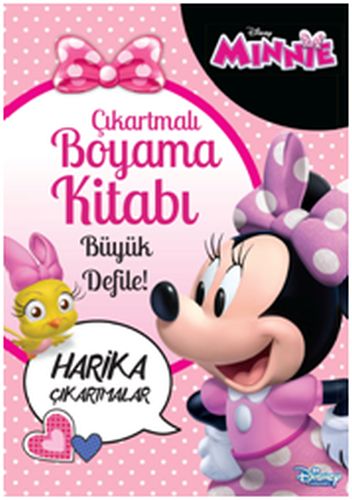 Disney Minnie Çıkartmalı Boyama Kitabı Büyük Defile