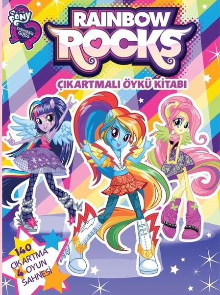 My Little Pony Rainbow Rocks Çıkartmalı Öykü Kitabı