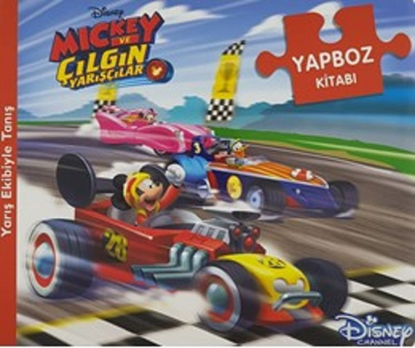 Disney Mickey Mouse ve Çılgın YarışçılarYapboz Kitabı