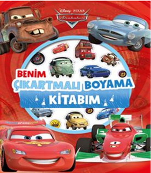 Disney Arabalar  Benim Çıkartmalı Boyama Kitabım