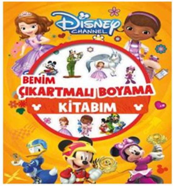 Disney Channel Benim Çıkartmalı Boyama Kitabım