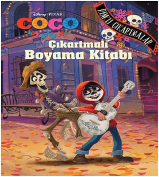 Disney Coco Çıkartmalı Boyama Kitabı