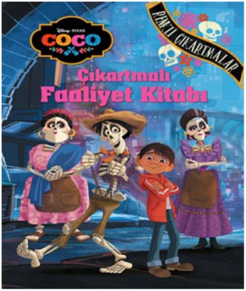 Disney Coco Çıkartmalı Faaliyet Kitabı