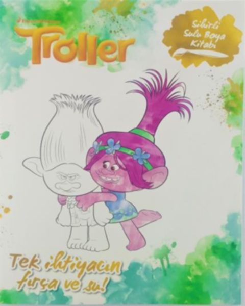 Troller  Sihirli Sulu Boya Kitabı