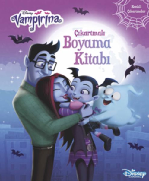 Disney Vampirina Çıkartmalı Boyama Kitabı Renkli Çıkartmalar