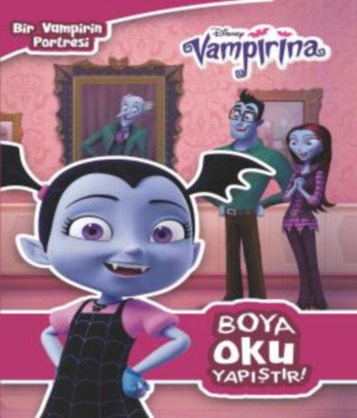 Disney Vampirina Bir Vampirin Portresi Boya Oku Yapıştır