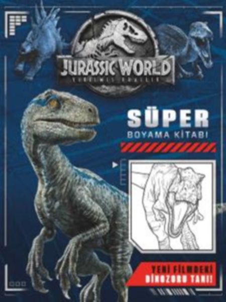 Jurassic World  Süper Boyama Kitabı