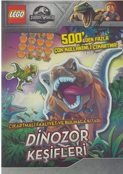 Lego Jurassic WorldDinozor KeşifleriÇıkartmalı Faaliyet ve Bulmaca Kitabı