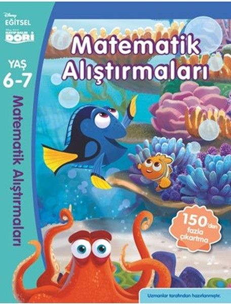 Disney Eğitsel Kayıp Balık DoryMatematik Alıştırmalar 67 yaş