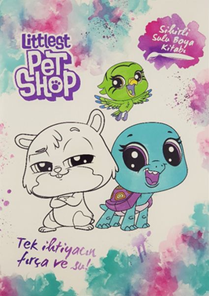 Littlest Pet Shop Sihirli Sulu Boya Kitabı