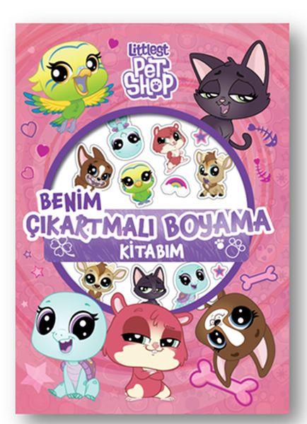 Little Pet Shop Benim Çıkartmalı Boyama Kitabım