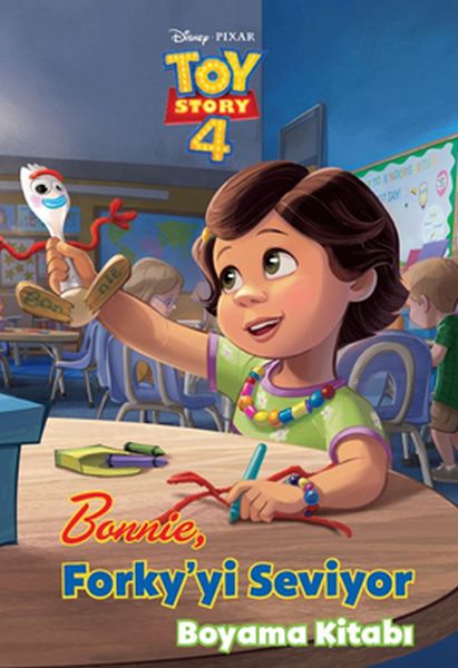 Disney Toy Story Bonnie Forkiyyi Seviyor  Boyama Kitabı