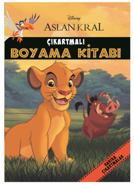 Disney  Aslan Kral Çıkartmalı Boyama Kitabı