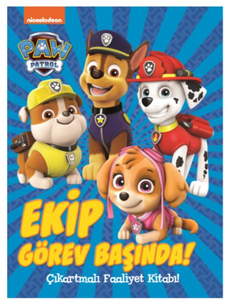 Paw Patrol  Ekip Görev Başında Çıkartmalı Faaliyet Kitabı