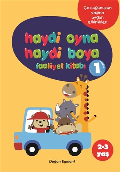 Haydi Oyna Haydi Boya Faaliyet Kitabı 1 23 Yaş