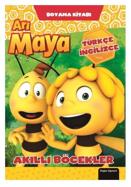 Arı Maya  Akıllı Böcekler Boyama Kitabı