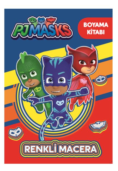 Pjmasks  Renkli Macera Boyama Kitabı