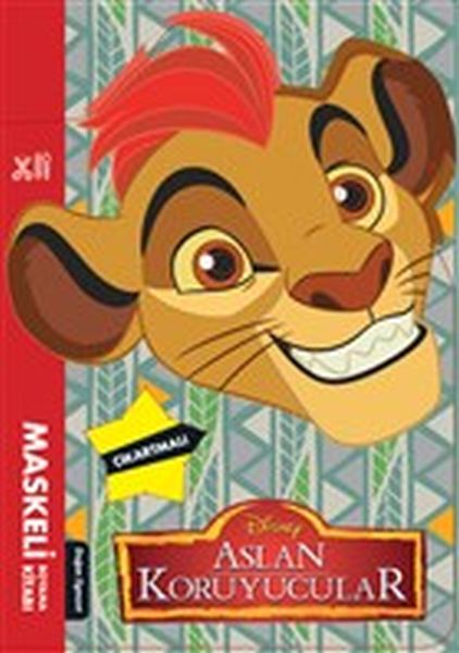 Disney Aslan Koruyucular  Maskeli Boyama Kitabı