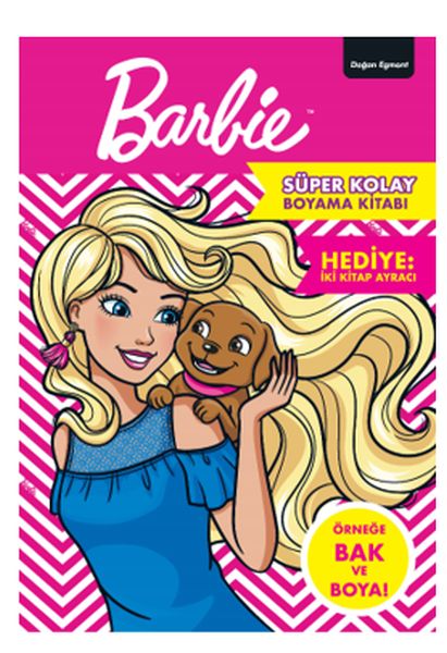 Barbie Süper Kolay Boyama Kitabı