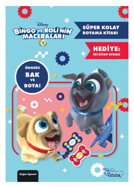 Disney Bingo ve Rolinin Maceraları  Süper Kolay Boyama Kitabı