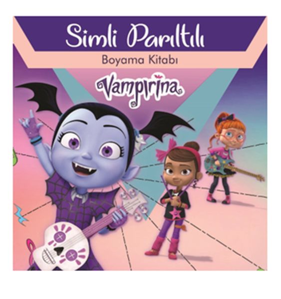 Vampirina  Simli Parıltılı Boyama Kitabı