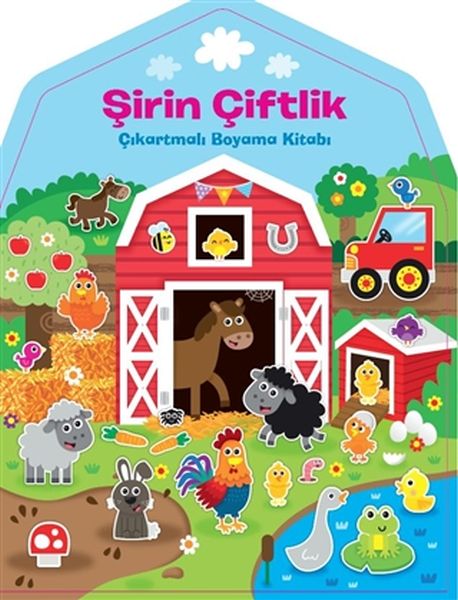 Şirin Çiftlik Çıkartmalı Boyama Kitabı