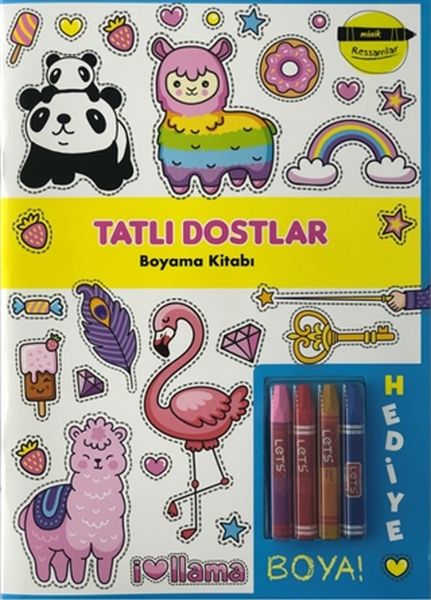 Tatlı Dostlar Boyama Kitabı  Minik Ressamlar