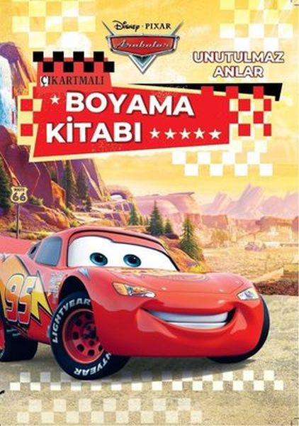 Disney Pixar Arabalar Unutulmaz Anlar Çıkartmalı Boyama Kitabı