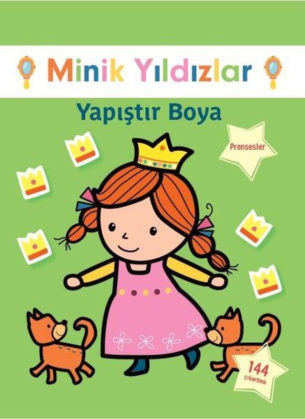 Prensesler Yapıştır Boya  Minik Yıldızlar