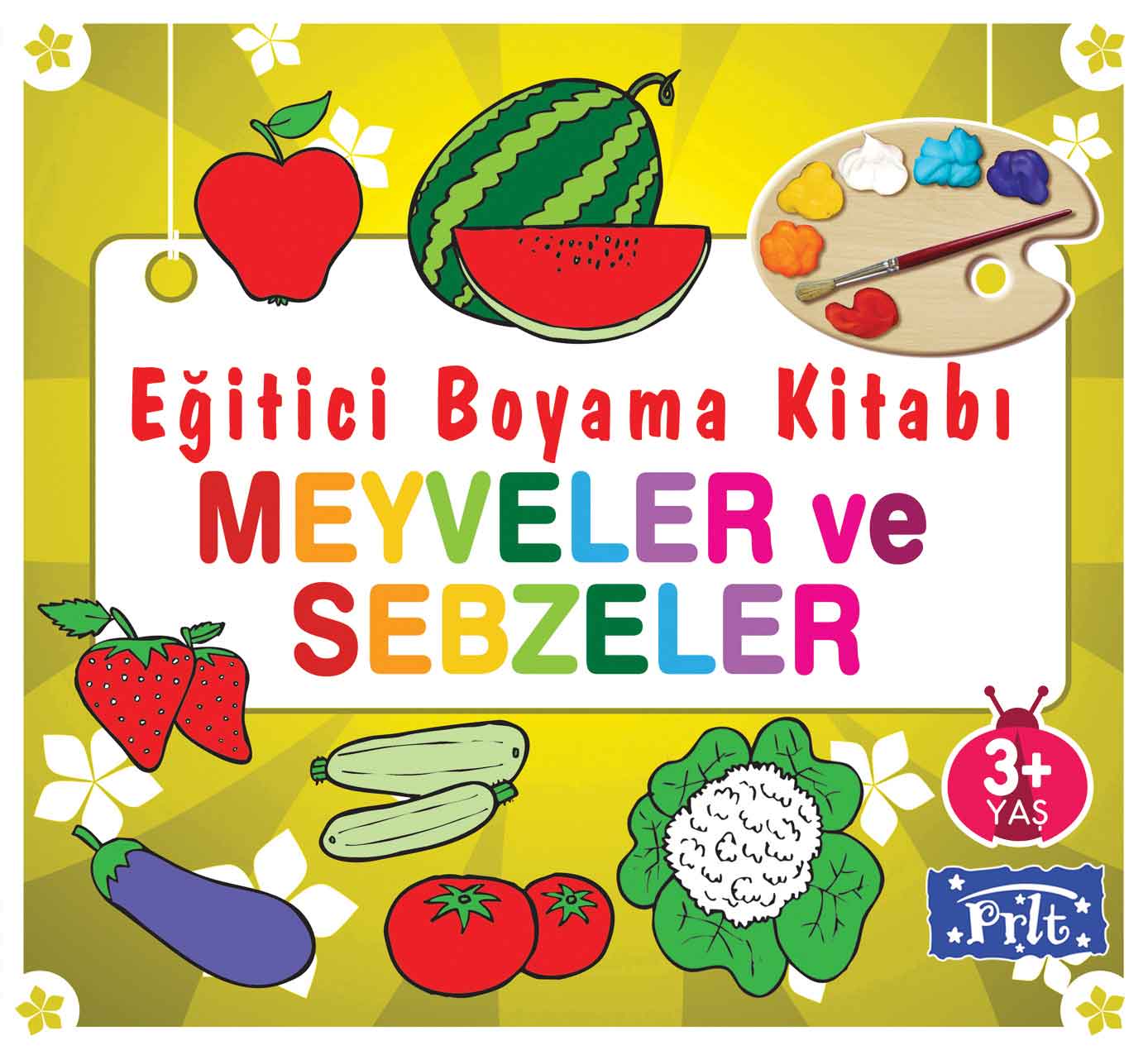 Eğitici Boyama Kitabı  Meyveler ve Sebzeler