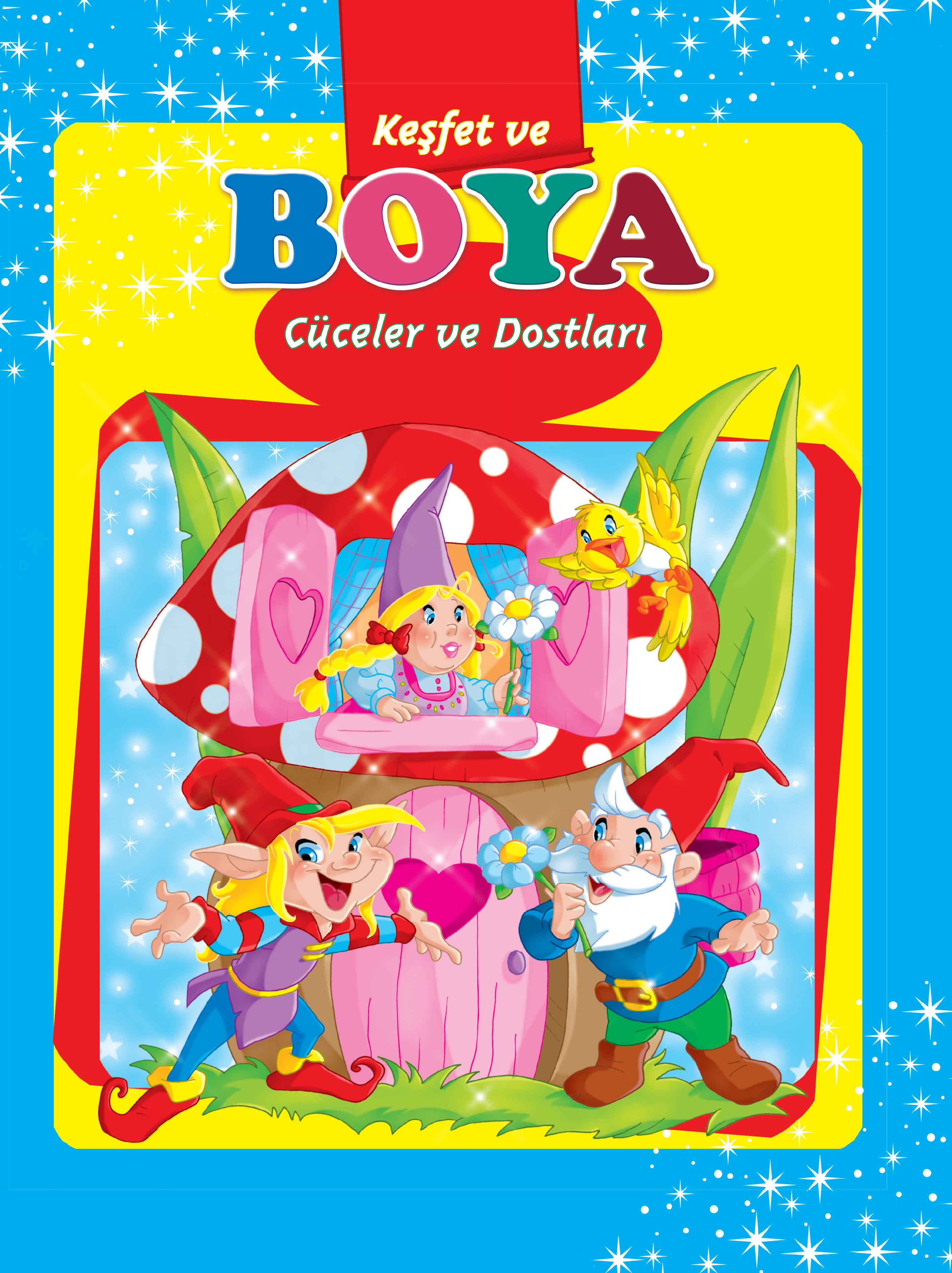 Cüceler ve Dostları  Keşfet ve Boya