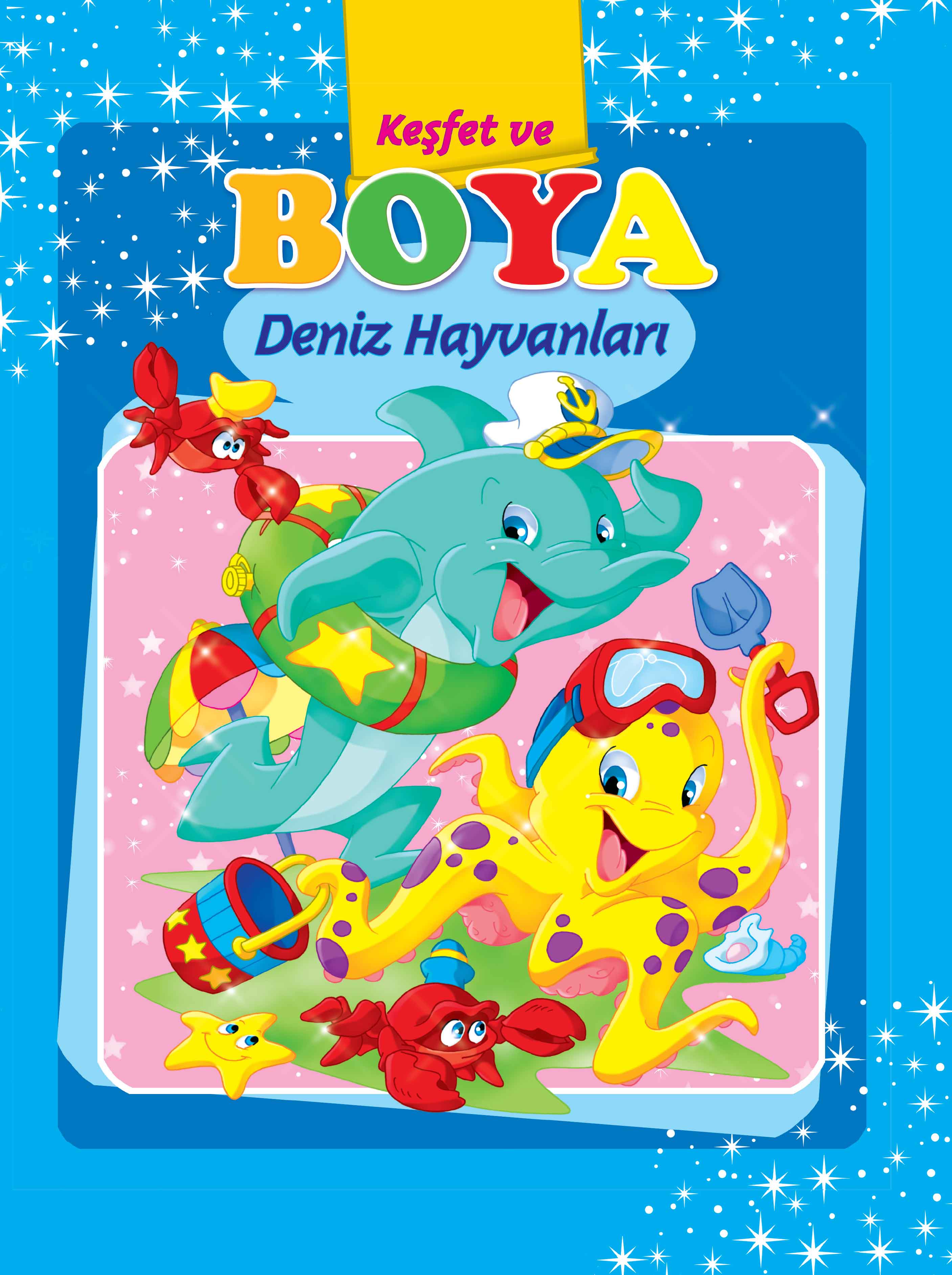 Deniz Hayvanları  Keşfet ve Boya