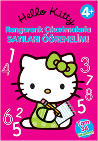 Hello Kitty Rengarenk Çıkartmalarla Sayıları Öğrenelim