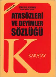 Atasözleri ve Deyimler Sözlüğü Plastik Kapak