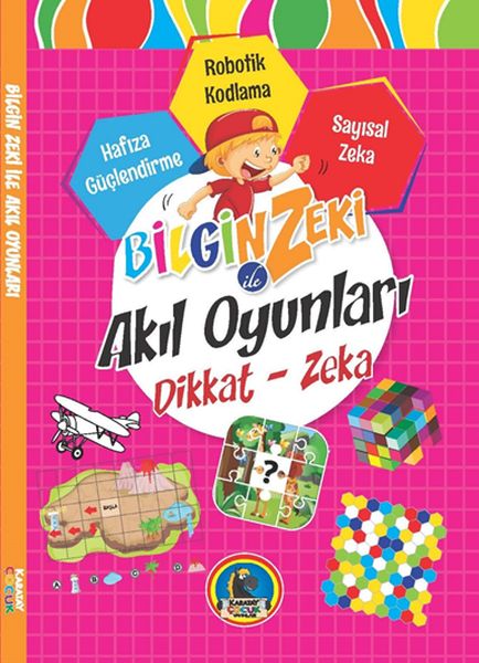 Bilgin Zeki ile Akıl Oyunları Dikkat Zeka  Pembe Seri