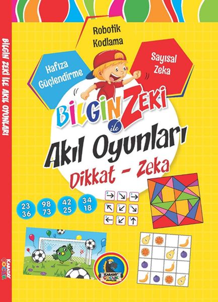 Bilgin Zeki ile Akıl Oyunları Dikkat Zeka  Sarı Seri