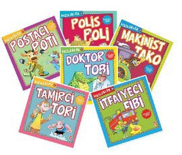 Meslekler Set 6 Kitap Takım