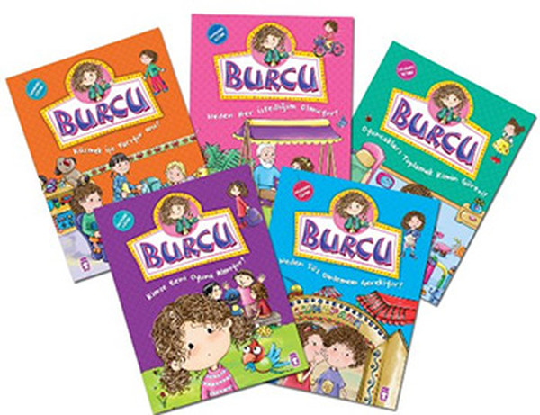 Burcu  Hikayelerle Davranış Eğitimi 5 Kitap Set